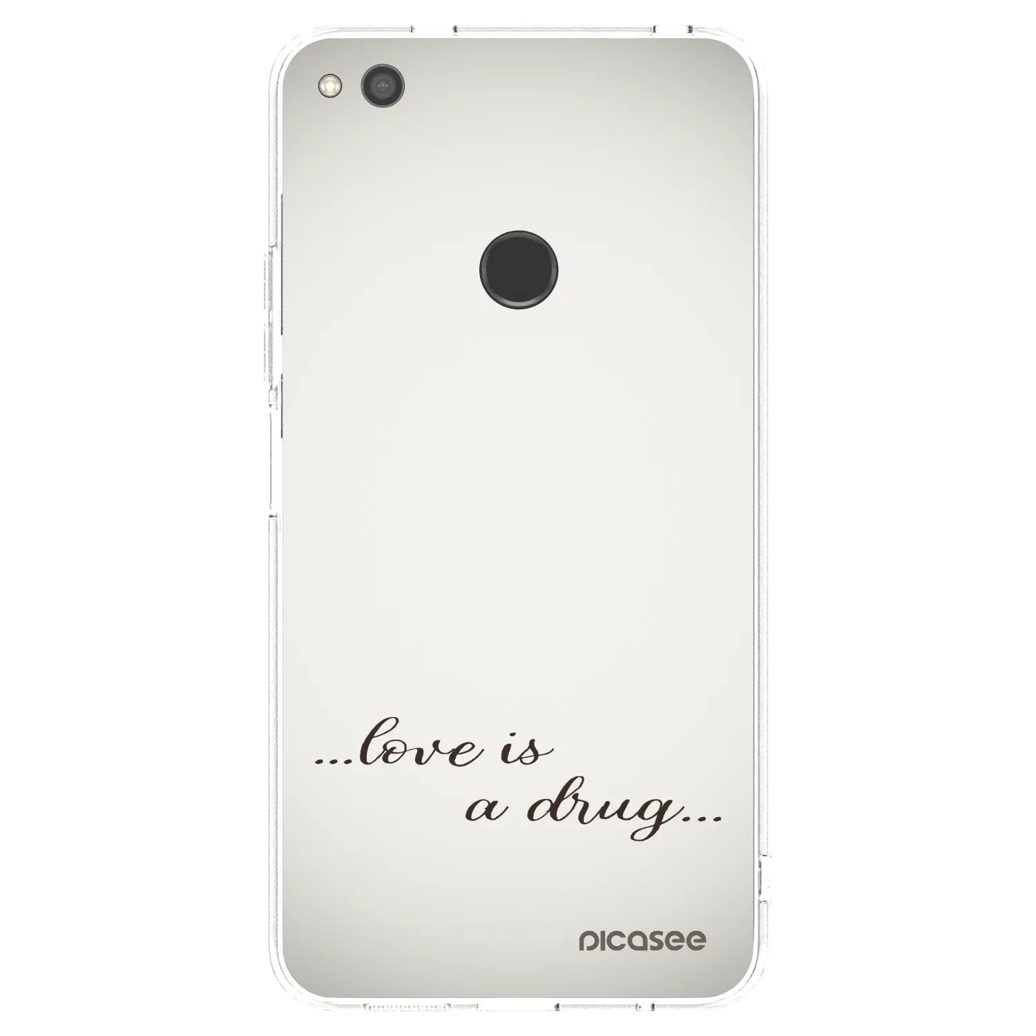 Picasee silikonowe przeźroczyste etui na Huawei Mate 40 Pro - Love is a drug