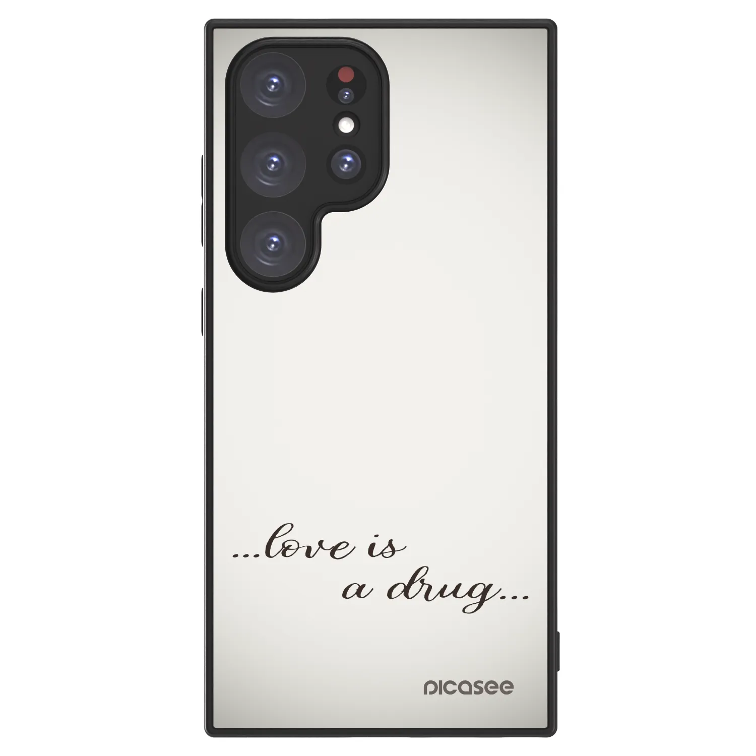 Picasee ULTIMATE CASE PowerShare pro Samsung Galaxy S24 Ultra S928B 5G - Love is a drug