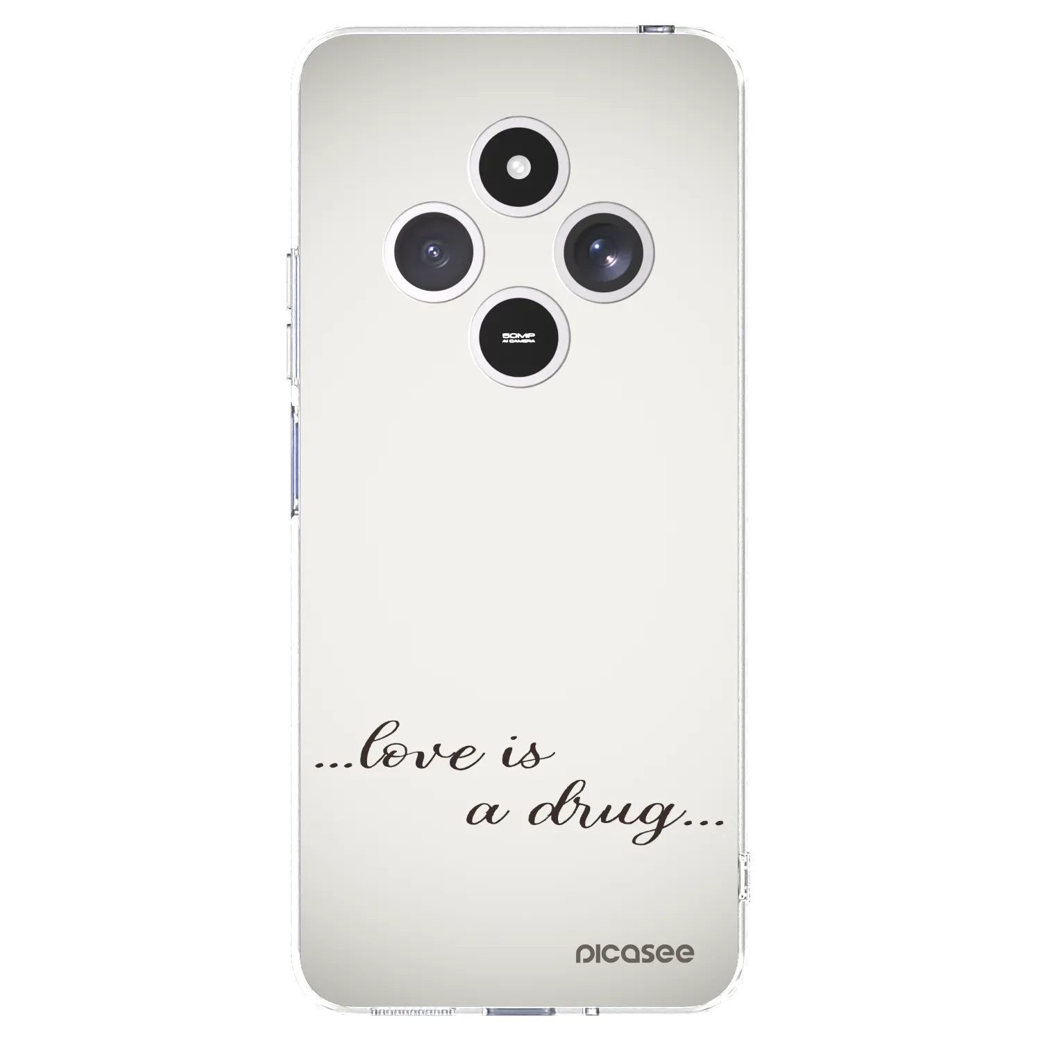 Picasee silikonowe przeźroczyste etui na Xiaomi Redmi 14C - Love is a drug