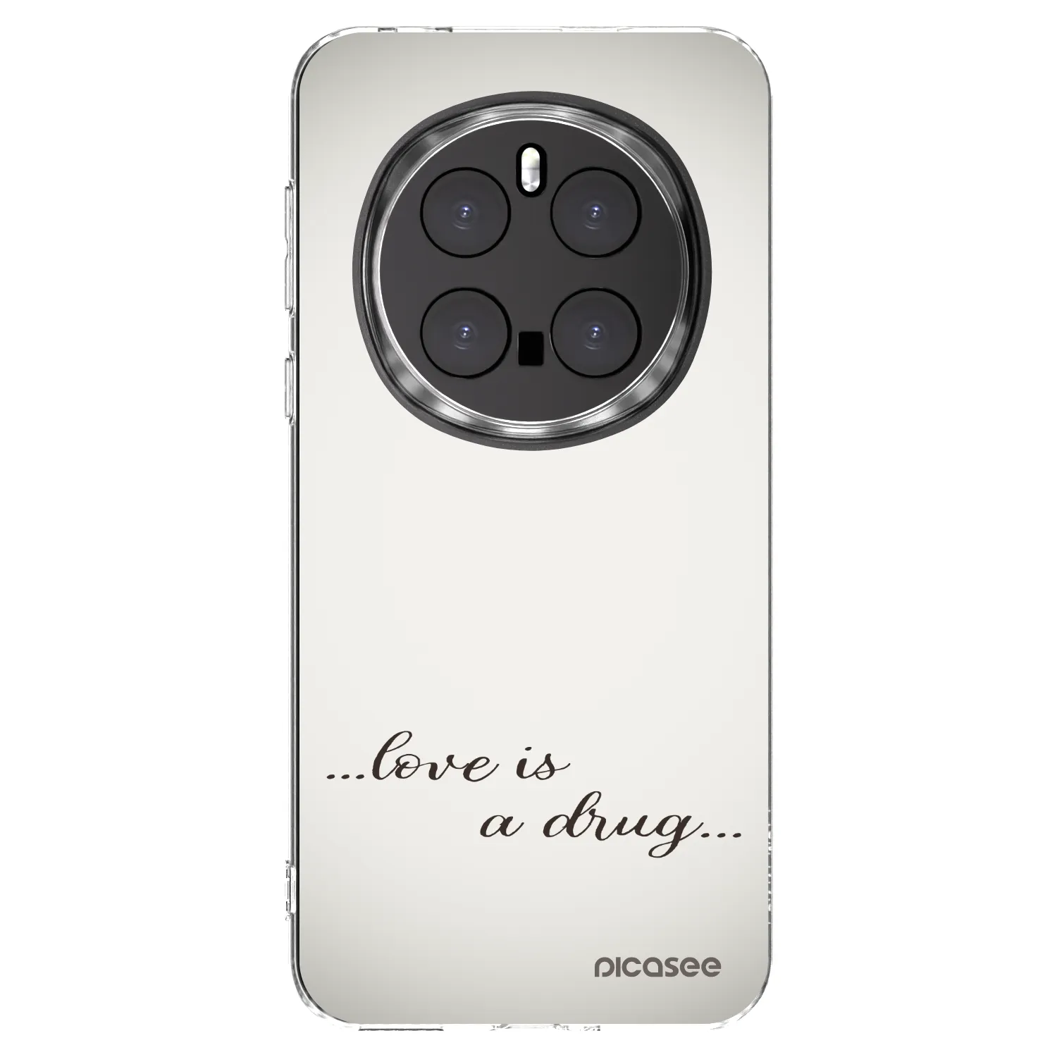 Picasee silikonowe przeźroczyste etui na Honor Magic7 Pro 5G - Love is a drug