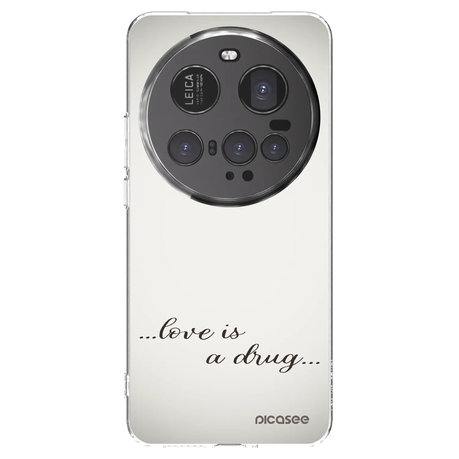 Picasee silikonowe przeźroczyste etui na Xiaomi 15 Ultra - Love is a drug