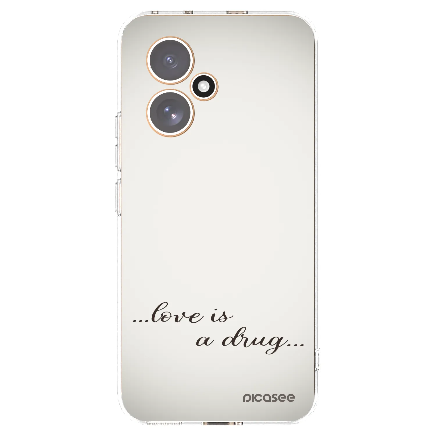 Picasee silikonowe przeźroczyste etui na Honor 400 5G - Love is a drug