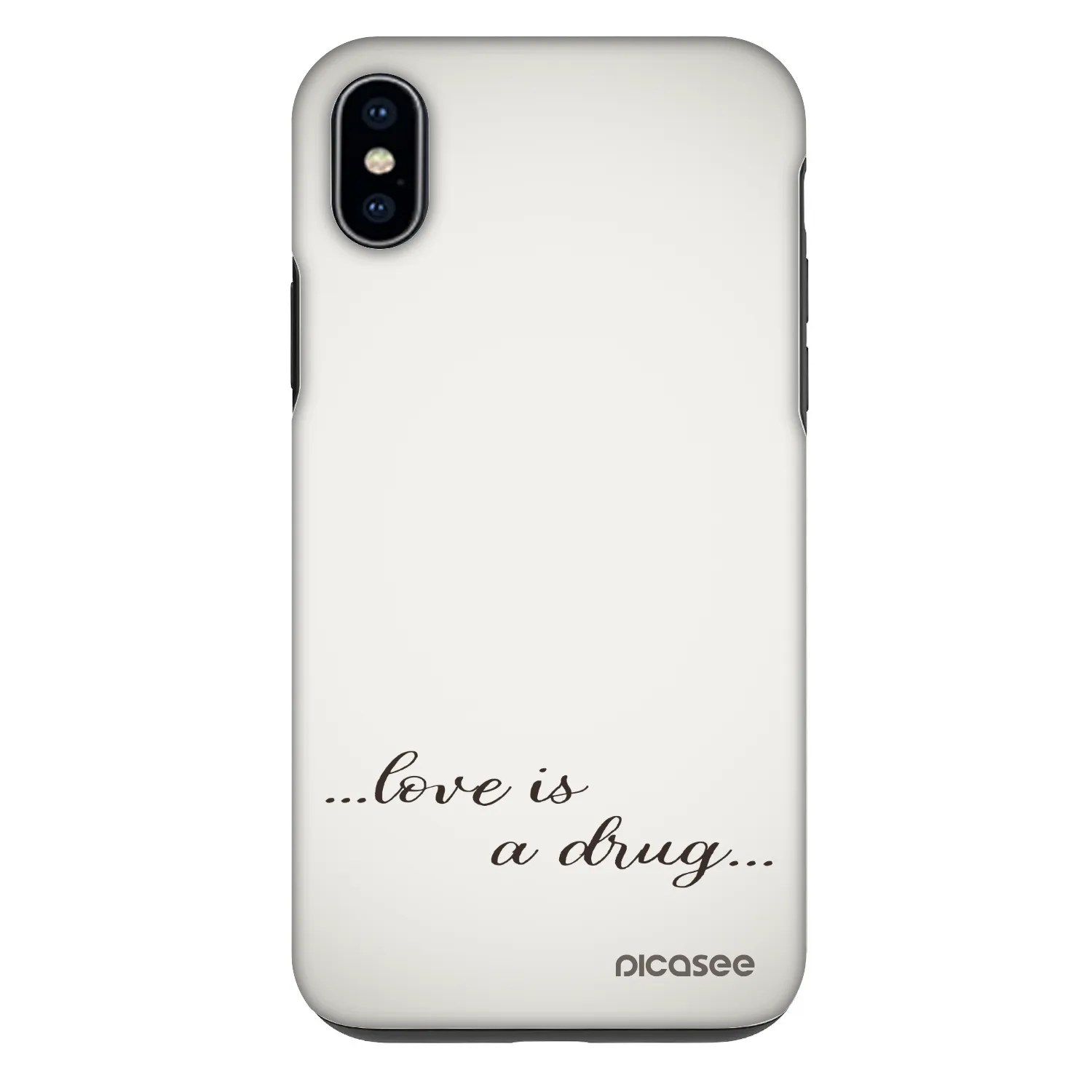 Picasee Fashion Case na Apple iPhone XS Max - Love is a drug