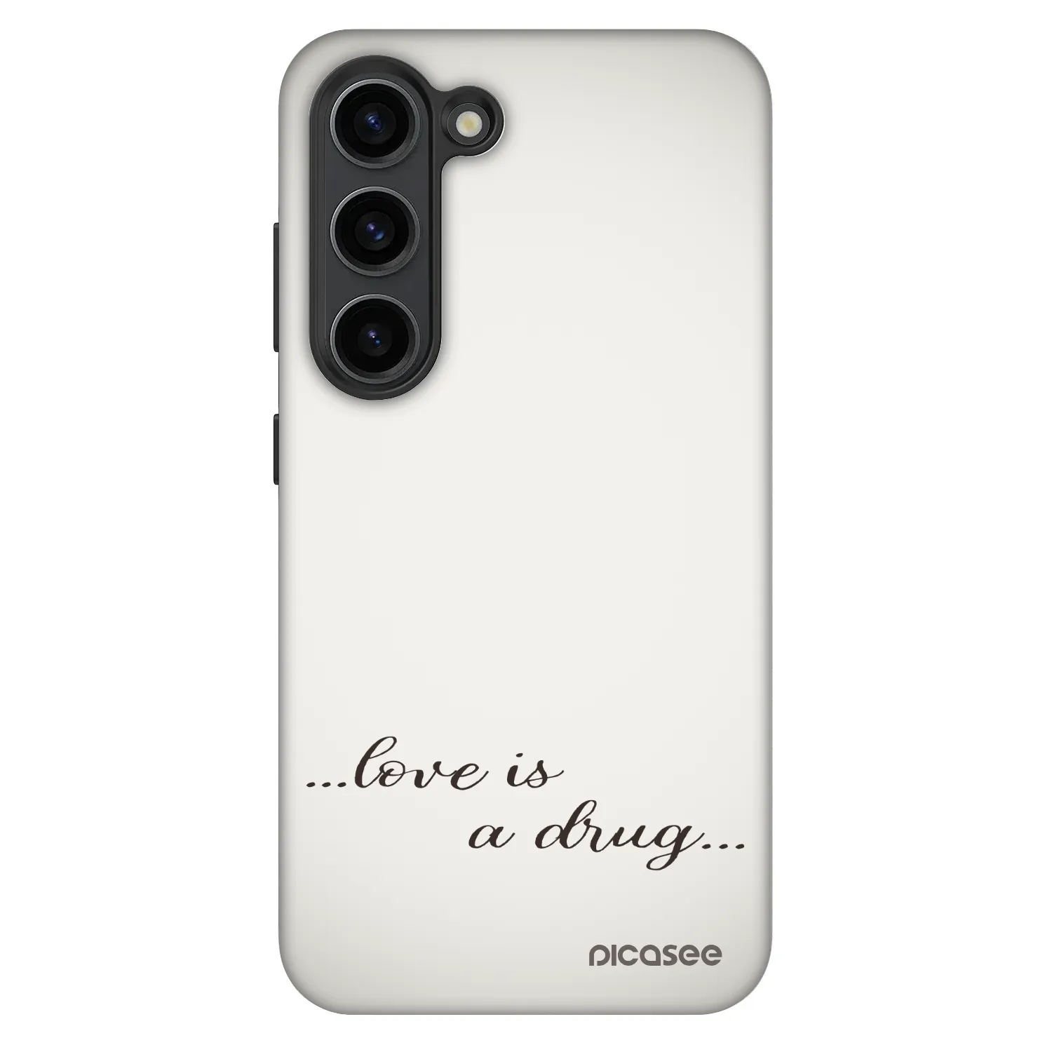 Picasee Fashion Case na Samsung Galaxy S23+ 5G - Love is a drug