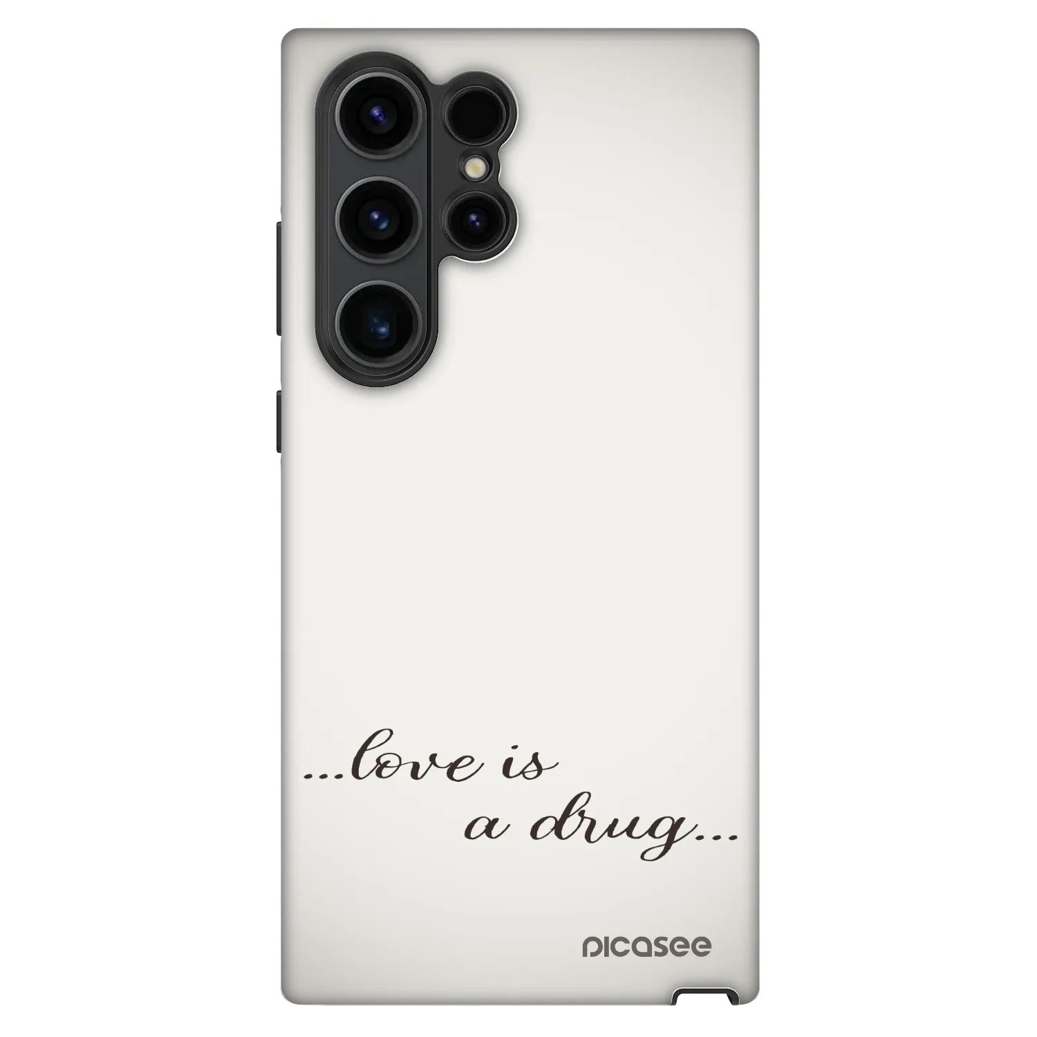 Picasee Fashion Case na Samsung Galaxy S23 Ultra 5G - Love is a drug