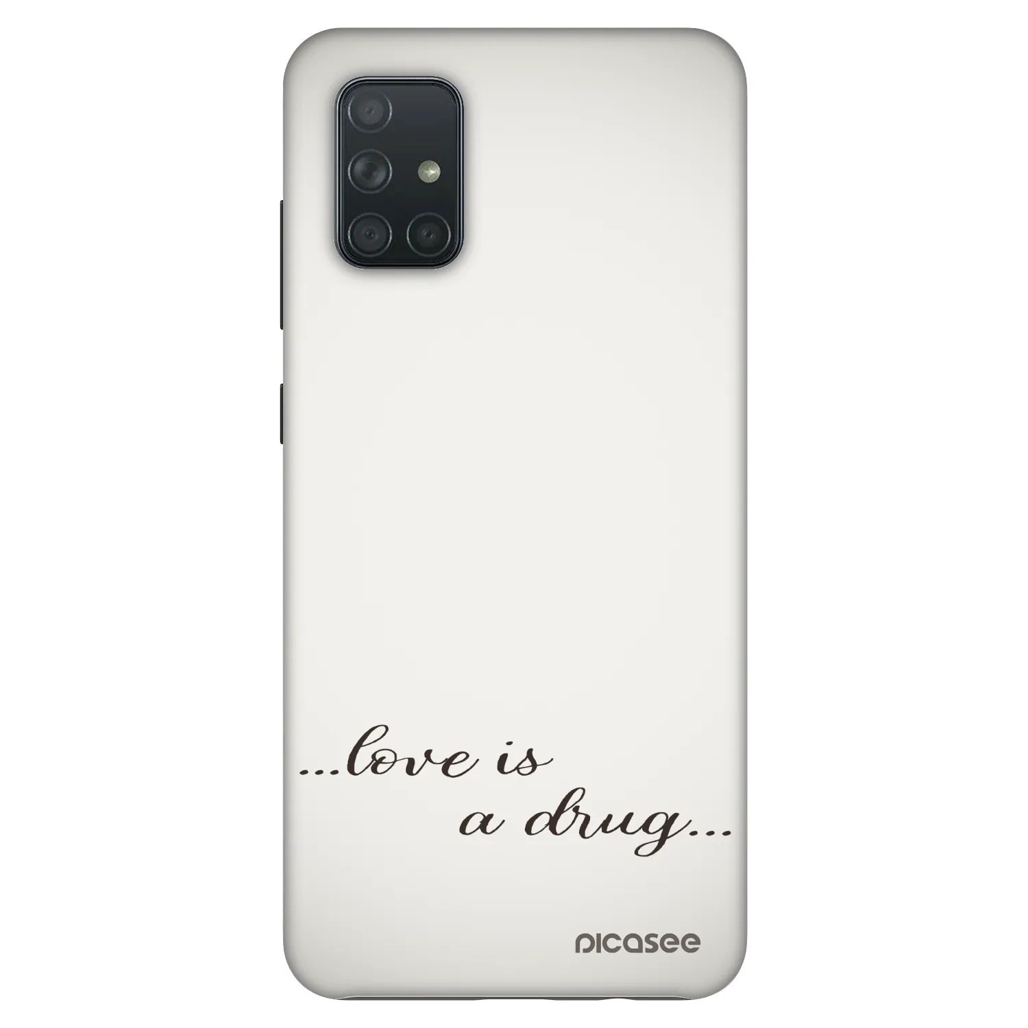 Picasee Fashion Case na Samsung Galaxy A71 A715F - Love is a drug