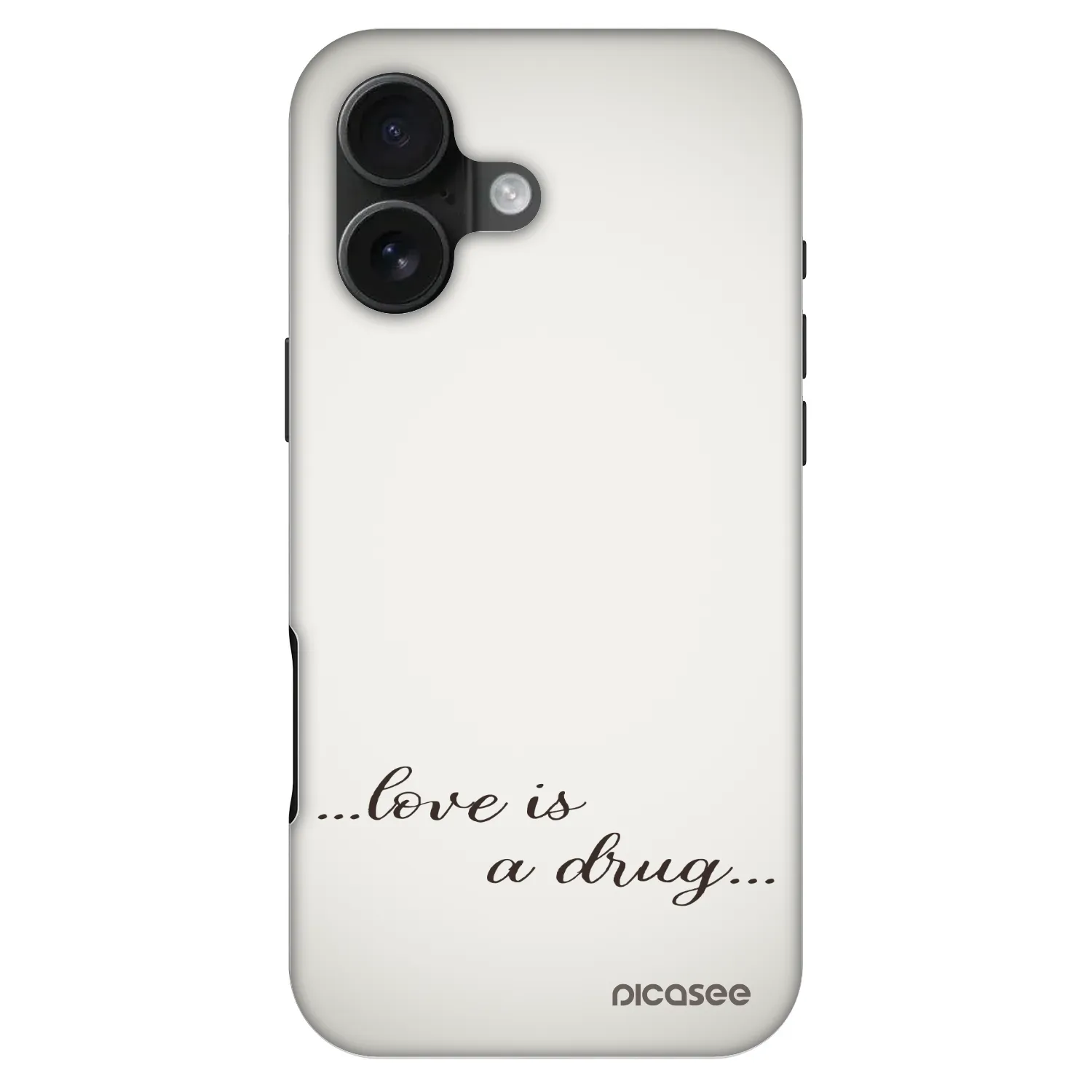 Picasee Fashion Case MagSafe na Apple iPhone 16 - Love is a drug