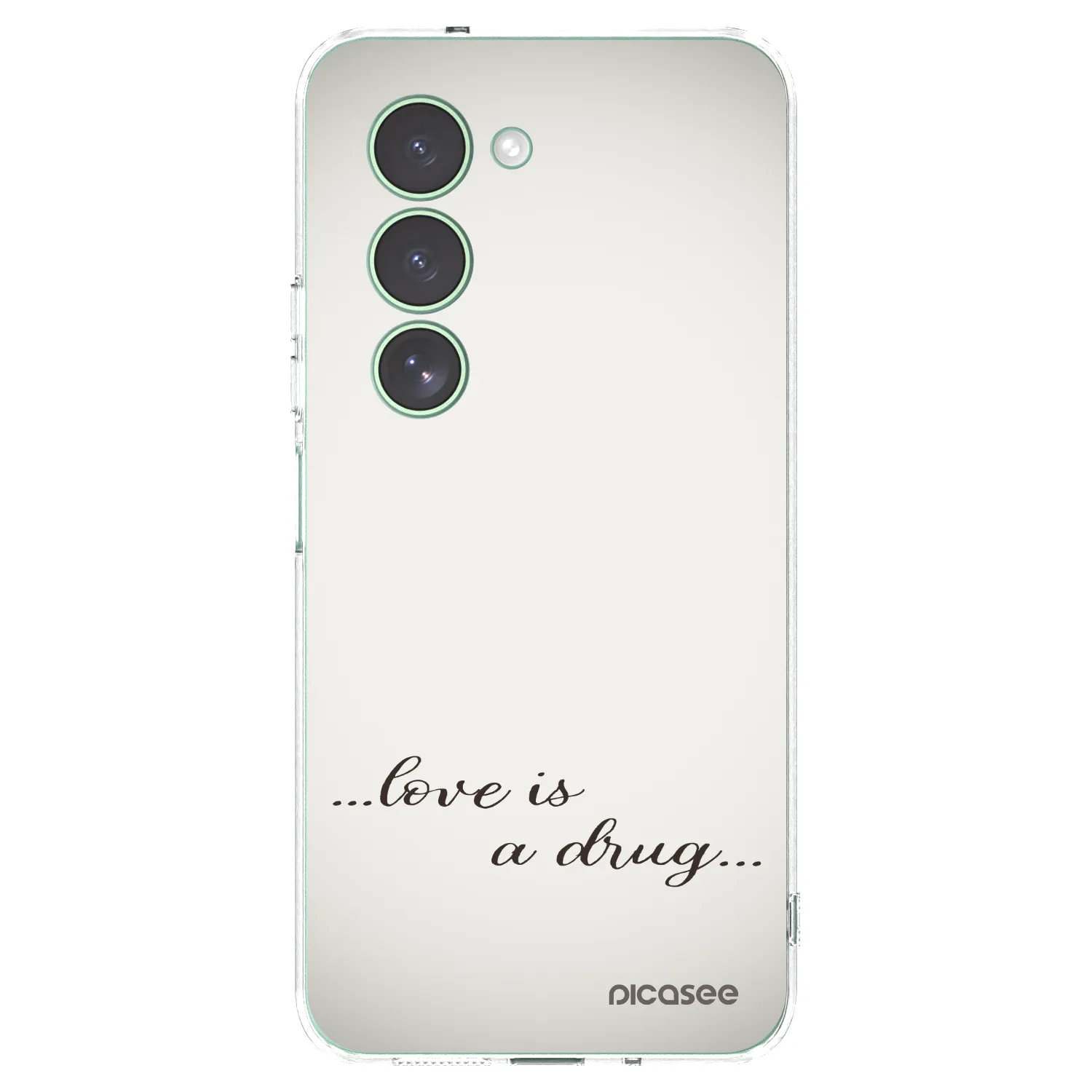 Picasee silikonowe przeźroczyste etui na Xiaomi Redmi 15 5G - Love is a drug