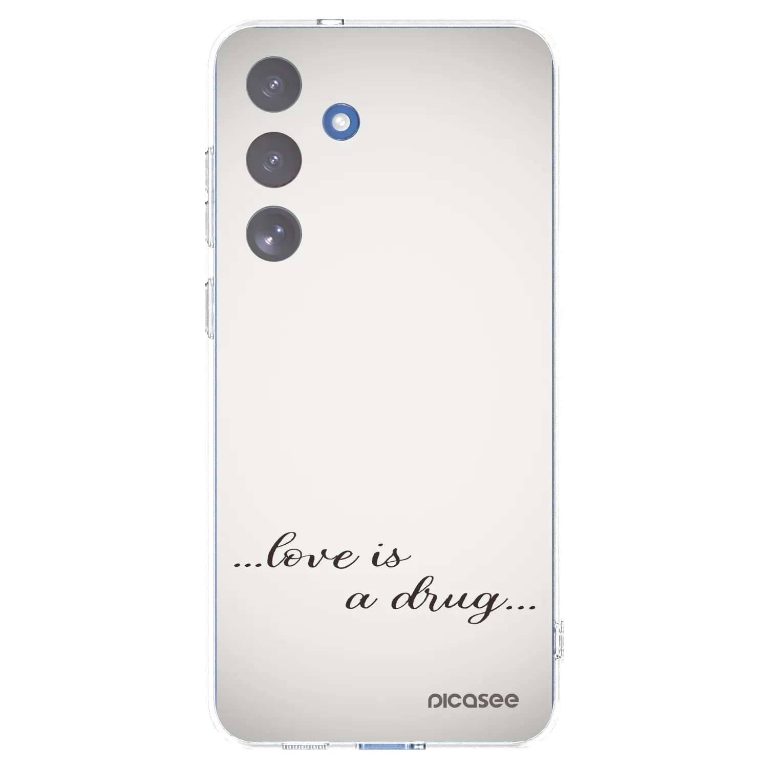 Picasee silikonowe przeźroczyste etui na Samsung Galaxy S25 FE 5G - Love is a drug