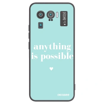 Picasee silikonowe czarne etui na Xiaomi Mi 11 Ultra - Anything is possible