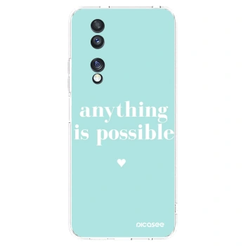 Picasee silikonowe przeźroczyste etui na Honor 70 - Anything is possible