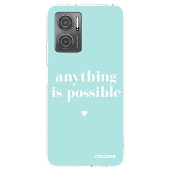 Picasee silikonowe przeźroczyste etui na Xiaomi Redmi 10 5G - Anything is possible