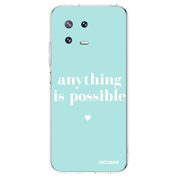 Picasee silikonowe przeźroczyste etui na Xiaomi 13 Pro - Anything is possible