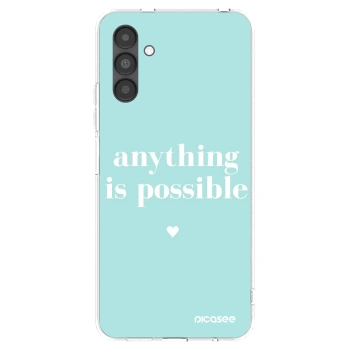 Picasee silikonowe przeźroczyste etui na Samsung Galaxy A04s A047F - Anything is possible