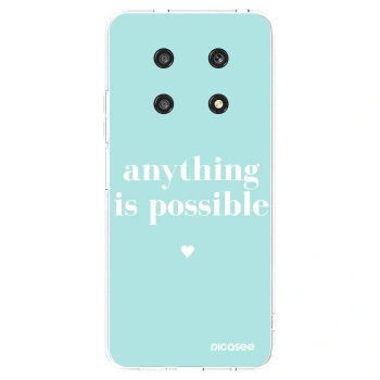 Picasee silikonowe przeźroczyste etui na Honor Magic4 Lite 5G - Anything is possible