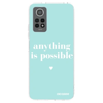 Picasee silikonowe przeźroczyste etui na Xiaomi Redmi Note 12 Pro 4G - Anything is possible