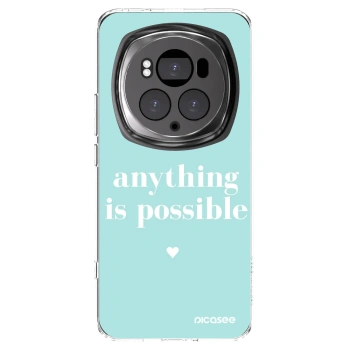 Picasee silikonowe przeźroczyste etui na Honor Magic6 Pro - Anything is possible