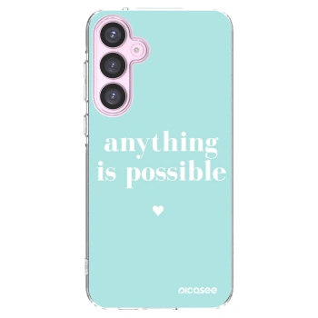 Picasee silikonowe przeźroczyste etui na Samsung Galaxy A55 5G A556B - Anything is possible