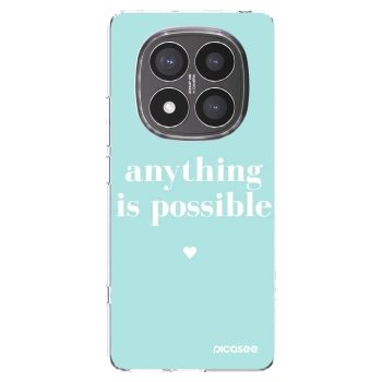 Picasee silikonowe przeźroczyste etui na Xiaomi Redmi Note 14 Pro+ 5G - Anything is possible