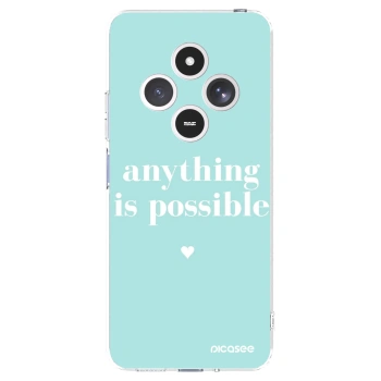 Picasee silikonowe przeźroczyste etui na Xiaomi Redmi 14C - Anything is possible