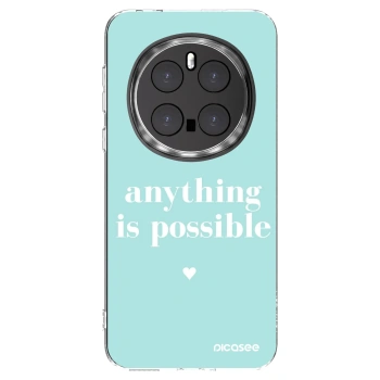 Picasee silikonowe przeźroczyste etui na Honor Magic7 Pro 5G - Anything is possible
