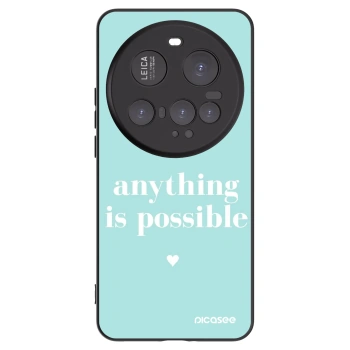Picasee silikonowe czarne etui na Xiaomi 15 Ultra - Anything is possible
