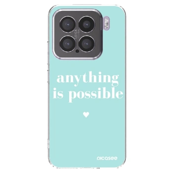 Picasee silikonowe przeźroczyste etui na Xiaomi 15 - Anything is possible