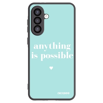 Picasee silikonowe czarne etui na Samsung Galaxy A26 5G A266B - Anything is possible