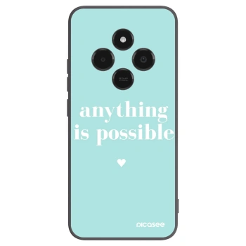 Picasee silikonowe czarne etui na Xiaomi Poco C75 - Anything is possible
