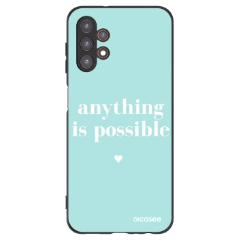 Picasee silikonowe czarne etui na Samsung Galaxy A13 5G - Anything is possible