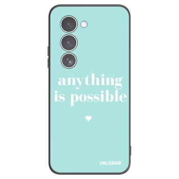 Picasee silikonowe czarne etui na Xiaomi Redmi 15 5G - Anything is possible