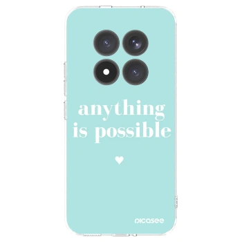 Picasee silikonowe przeźroczyste etui na Xiaomi Redmi Note 15 Pro+ - Anything is possible