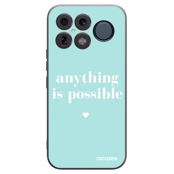 Picasee silikonowe czarne etui na Xiaomi Poco F8 Ultra - Anything is possible
