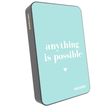 Picasee Powerbank z MagSafe 10 000 mAh Szary - Anything is possible