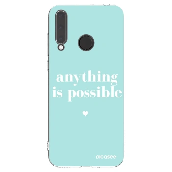 Picasee silikonowe przeźroczyste etui na Honor 20 Lite - Anything is possible