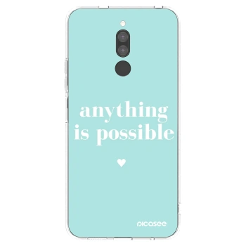 Picasee silikonowe przeźroczyste etui na Xiaomi Redmi 8 - Anything is possible