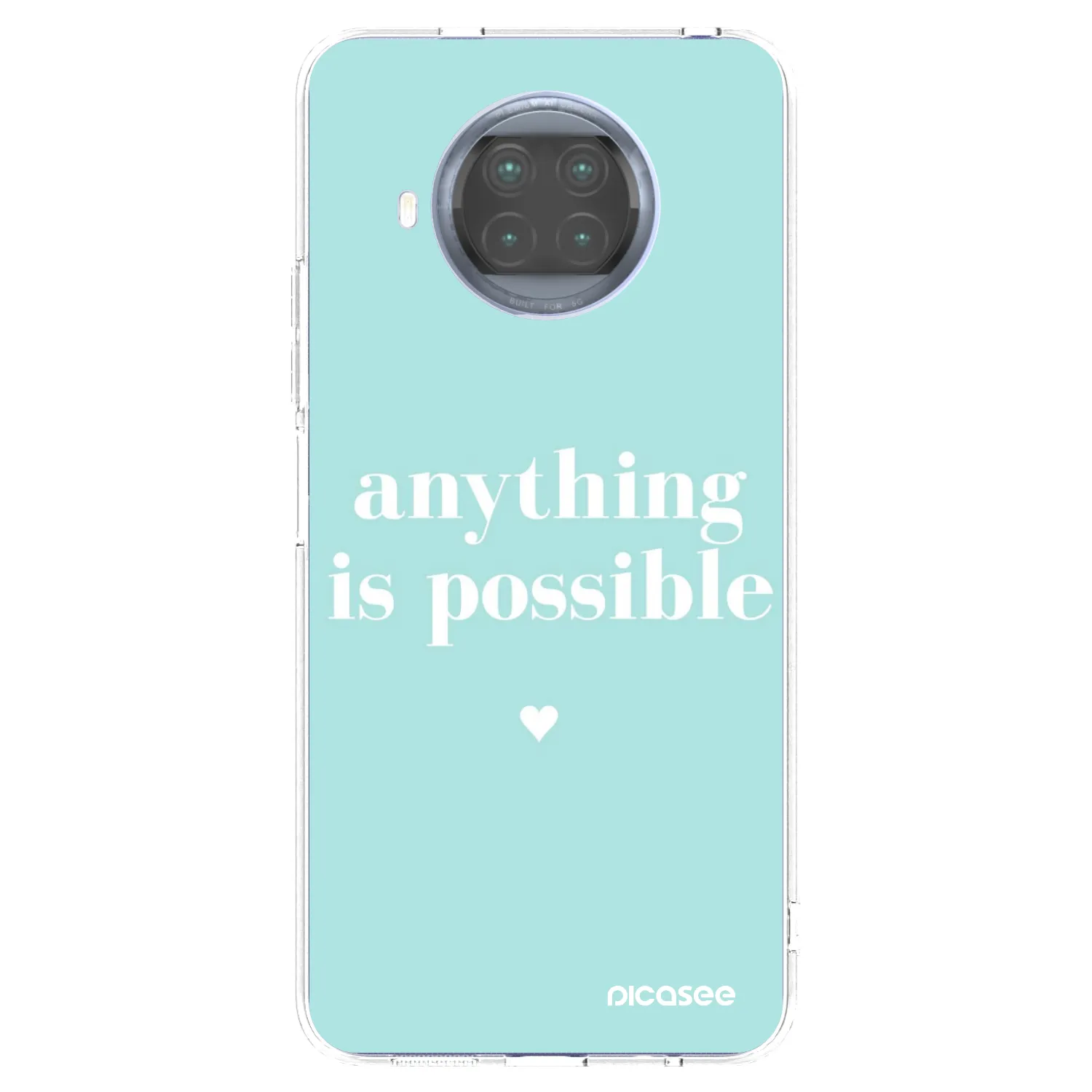 Picasee silikonowe przeźroczyste etui na Xiaomi Mi 10T Lite - Anything is possible