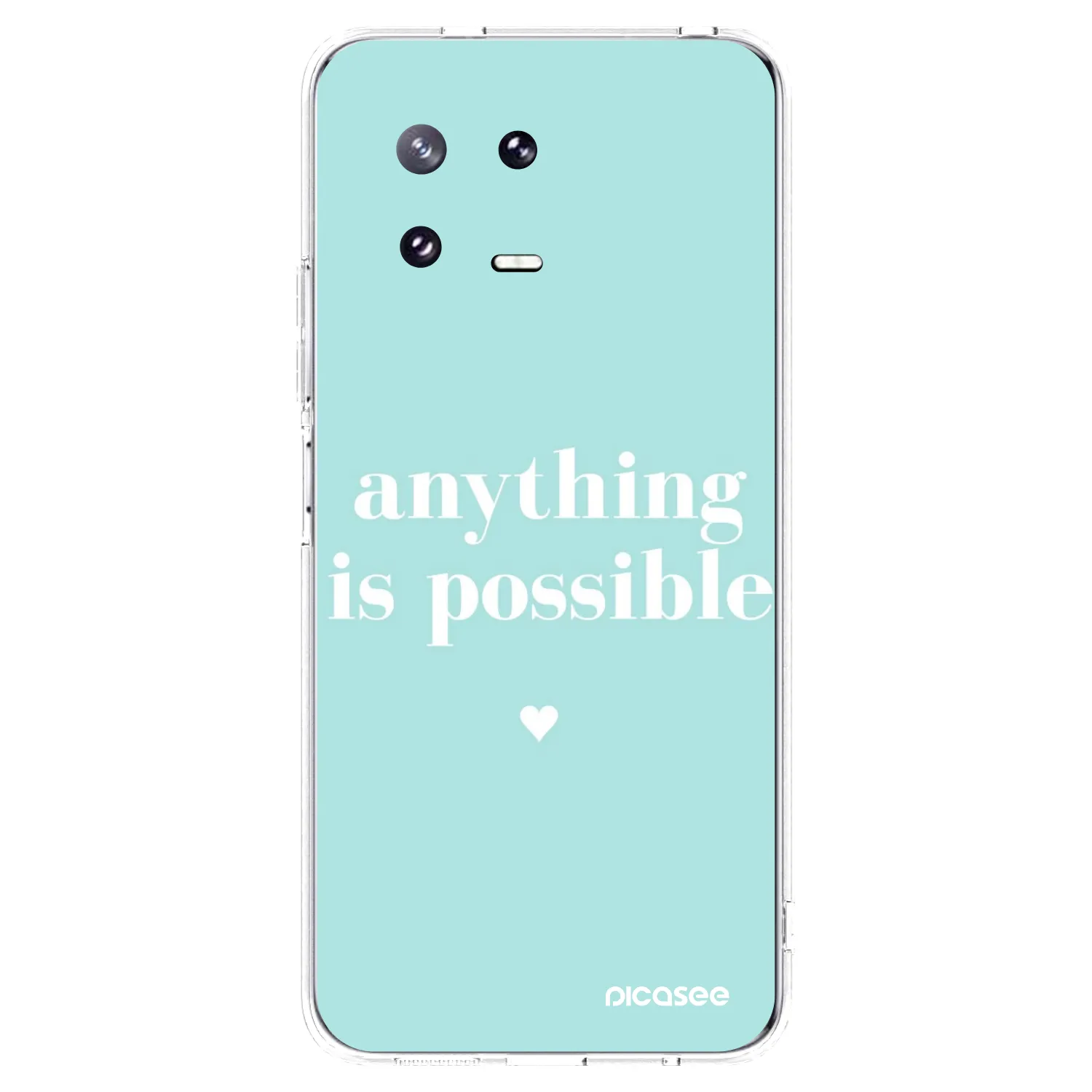 Picasee silikonowe przeźroczyste etui na Xiaomi 13 Pro - Anything is possible