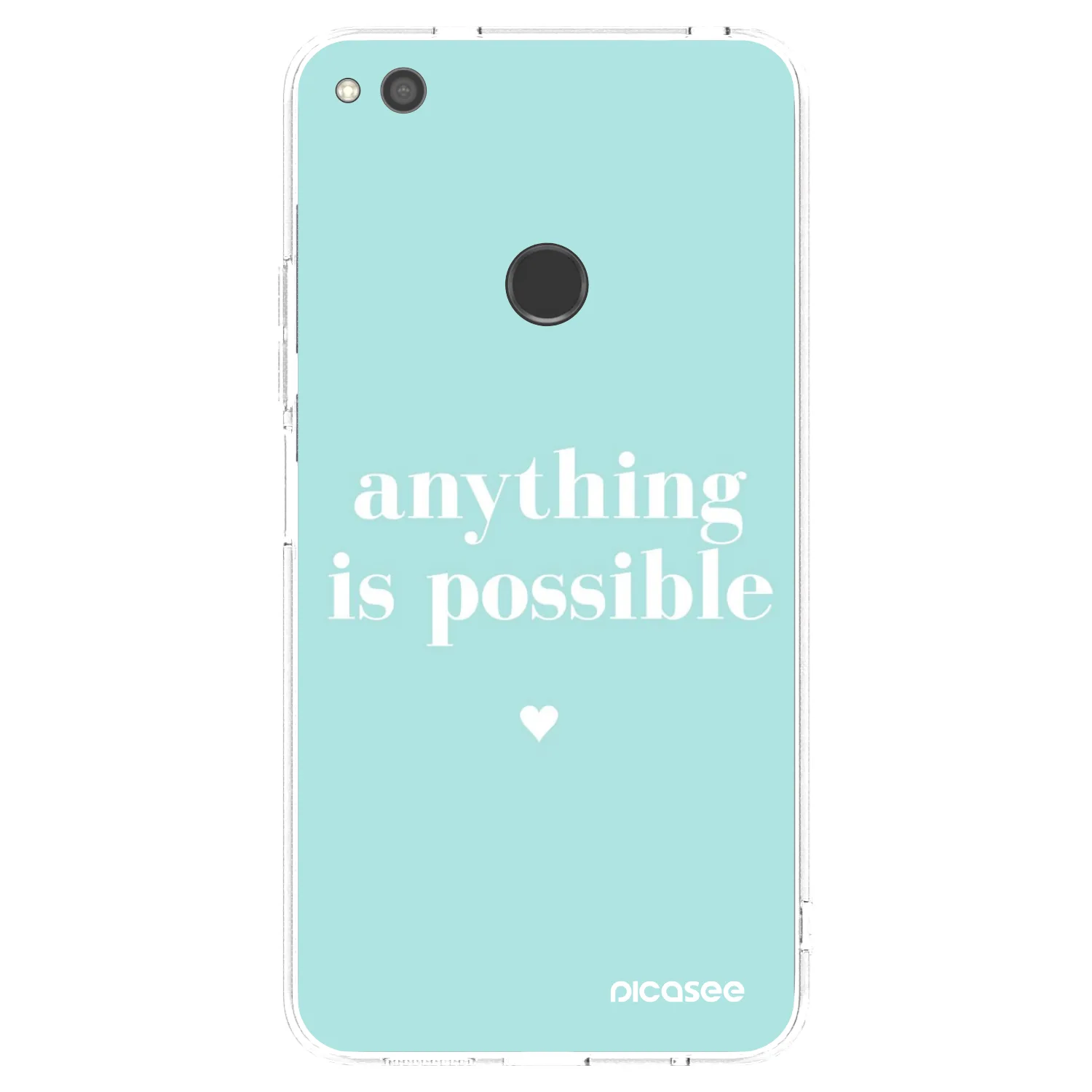 Picasee silikonowe przeźroczyste etui na Huawei Mate 40 Pro - Anything is possible