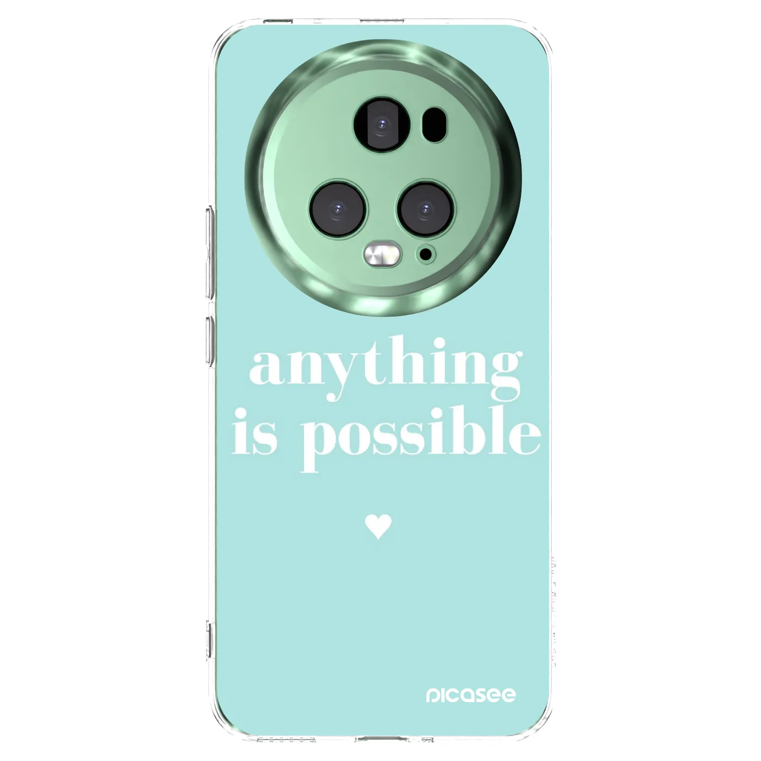 Picasee silikonowe przeźroczyste etui na Honor Magic5 Pro - Anything is possible