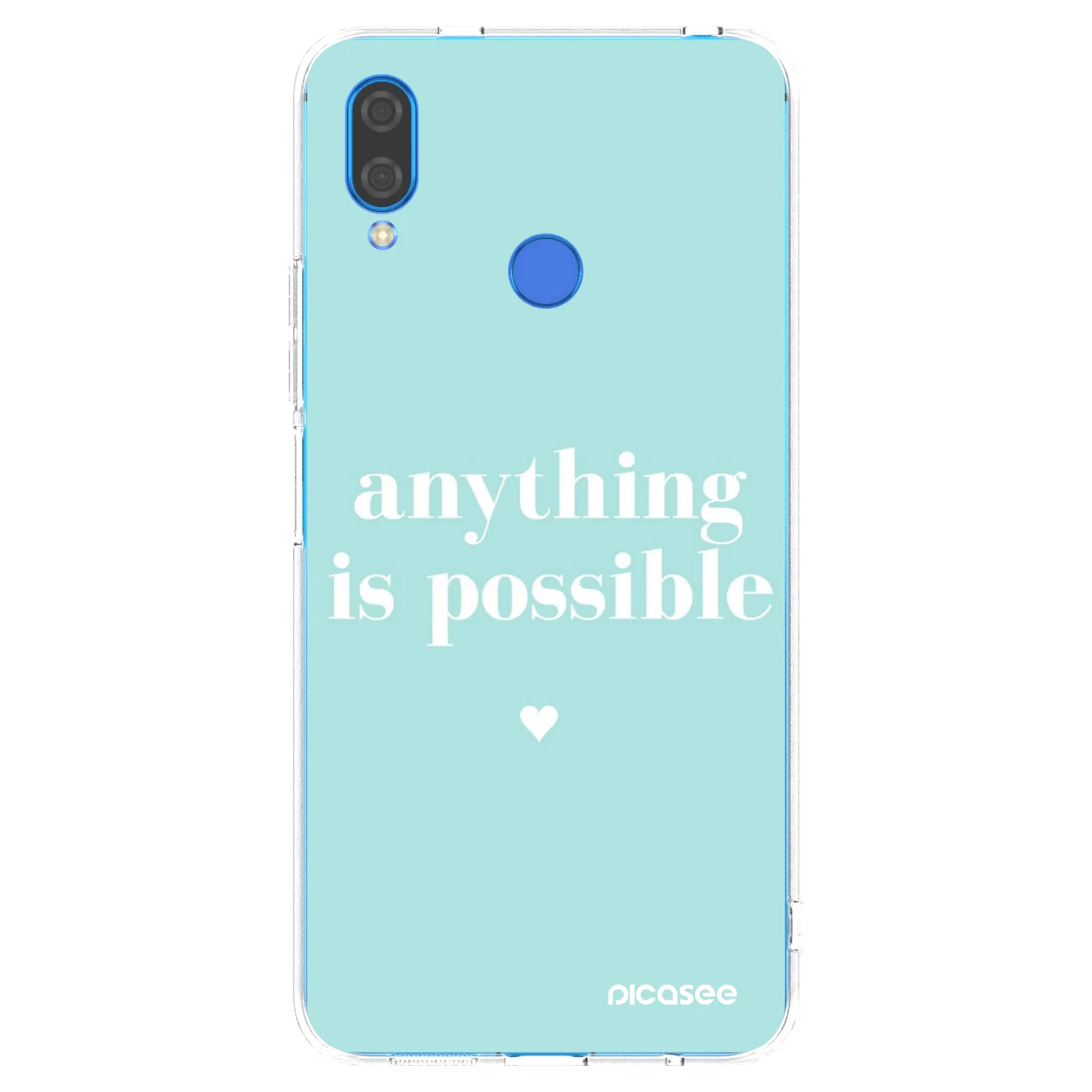 Picasee silikonowe przeźroczyste etui na Huawei Nova 3 - Anything is possible