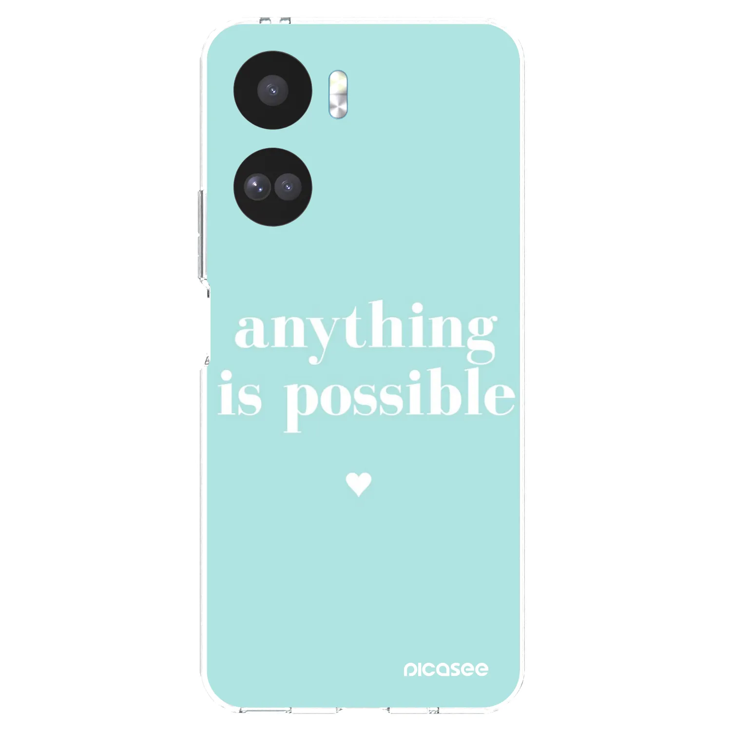 Picasee silikonowe przeźroczyste etui na Honor 90 Lite 5G - Anything is possible