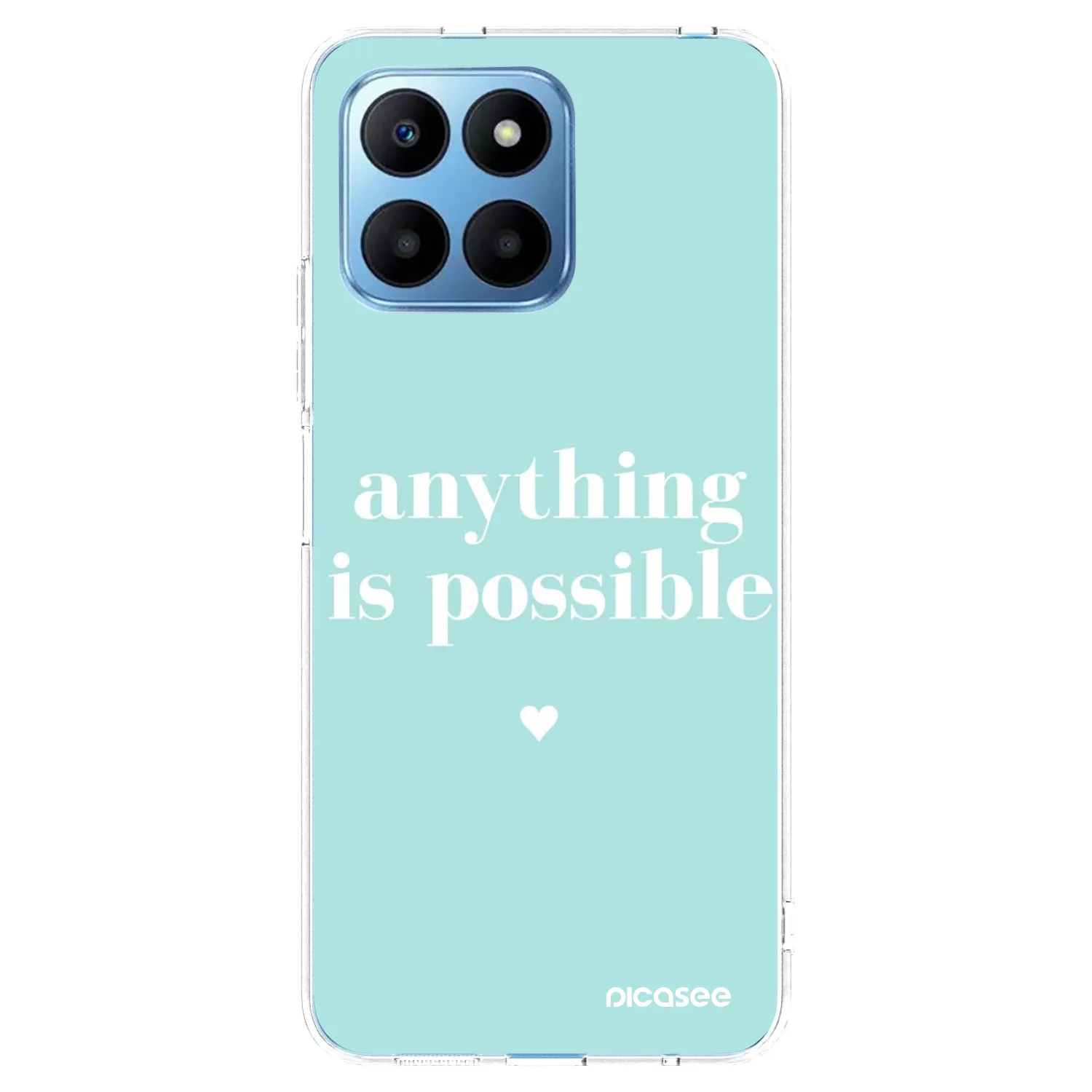 Picasee silikonowe przeźroczyste etui na Honor 70 Lite - Anything is possible