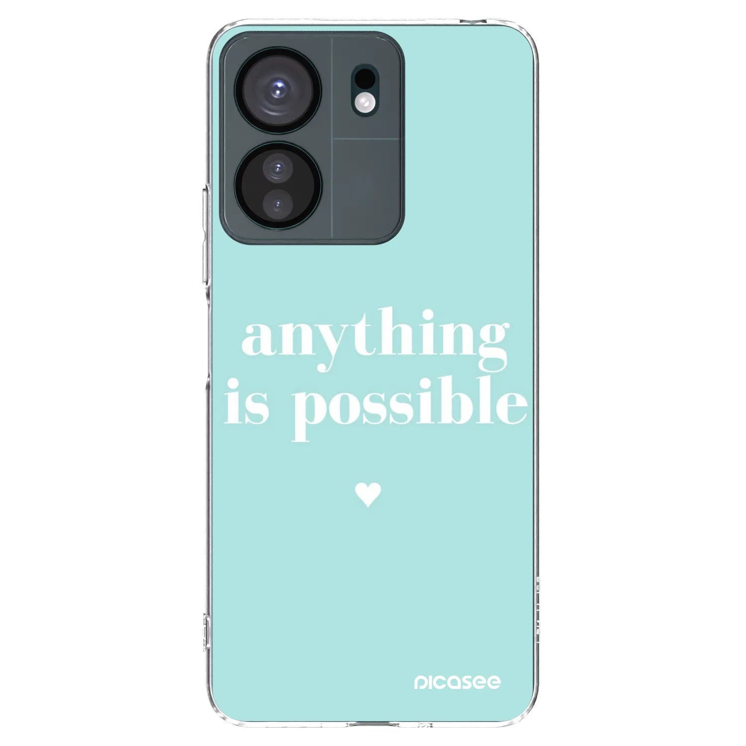 Picasee silikonowe przeźroczyste etui na Xiaomi Redmi 13C 4G - Anything is possible