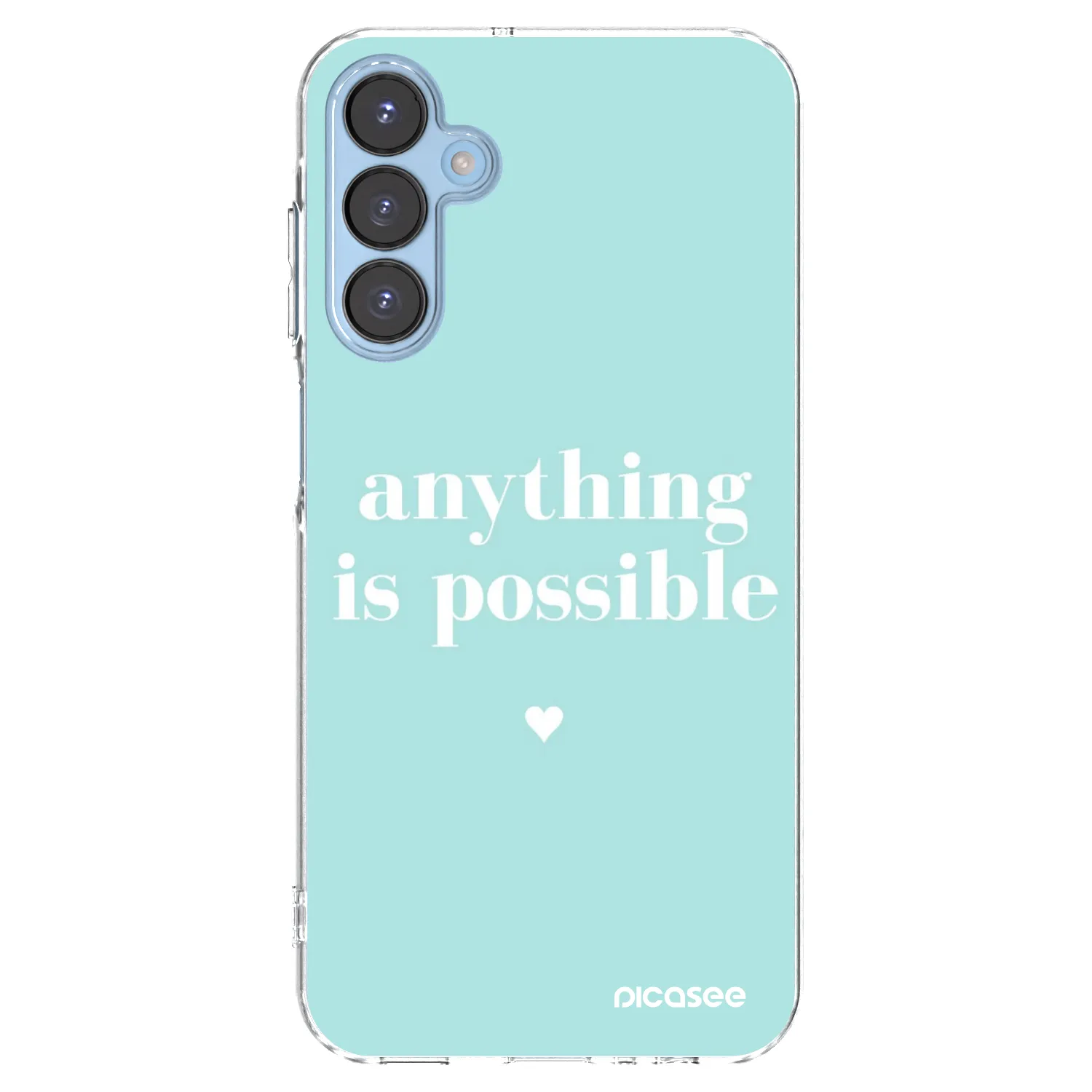 Picasee silikonowe przeźroczyste etui na Samsung Galaxy A15 A156B 5G - Anything is possible