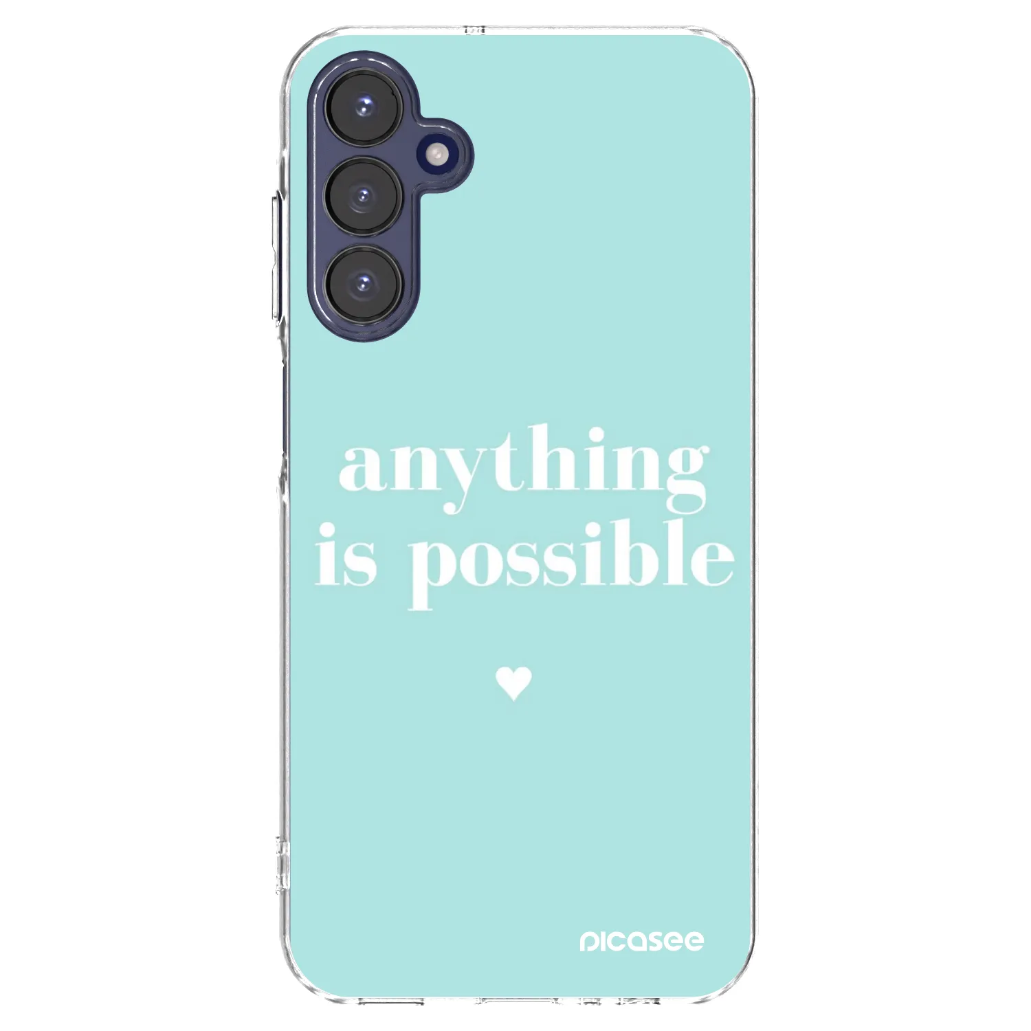 Picasee silikonowe przeźroczyste etui na Samsung Galaxy A15 A155F 4G - Anything is possible