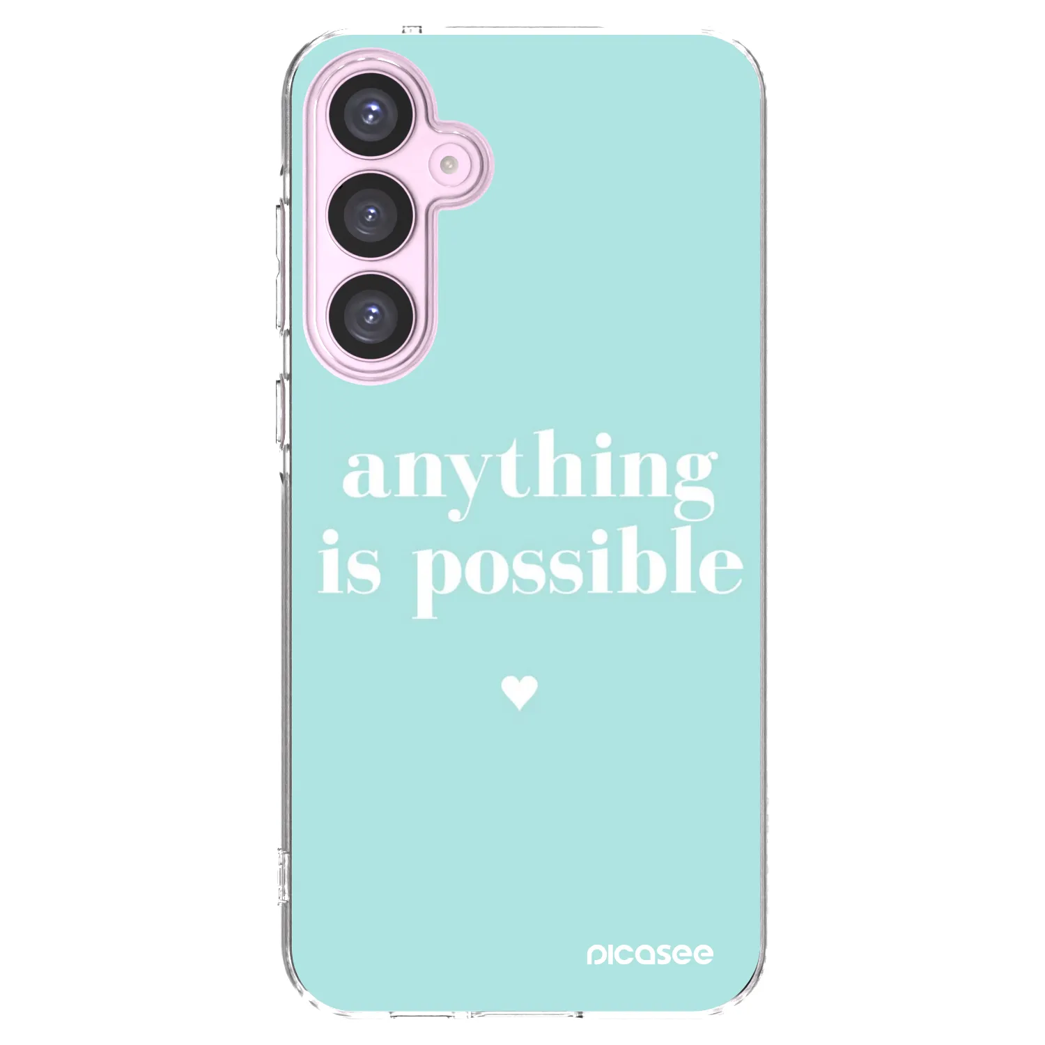 Picasee silikonowe przeźroczyste etui na Samsung Galaxy A55 5G A556B - Anything is possible