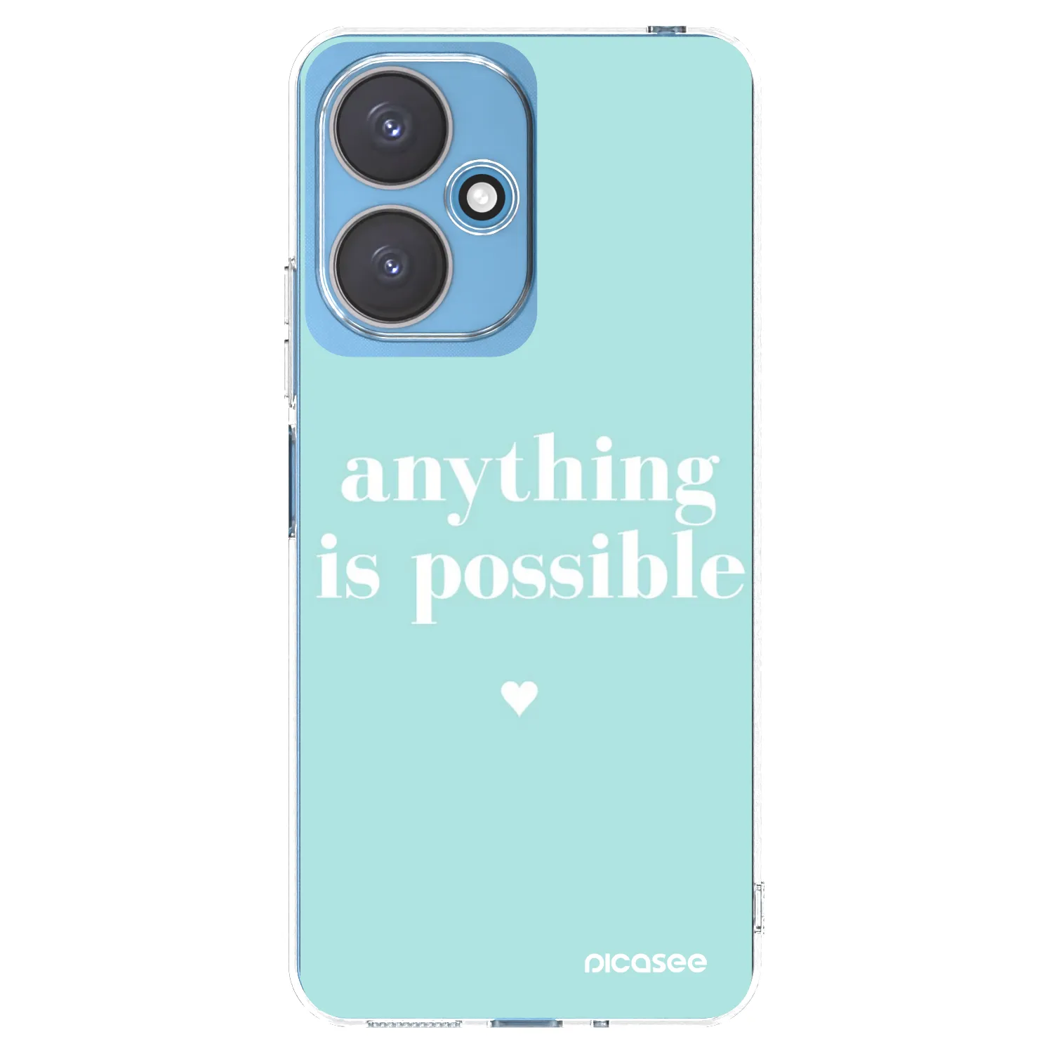 Picasee silikonowe przeźroczyste etui na Xiaomi Redmi 13C 5G - Anything is possible