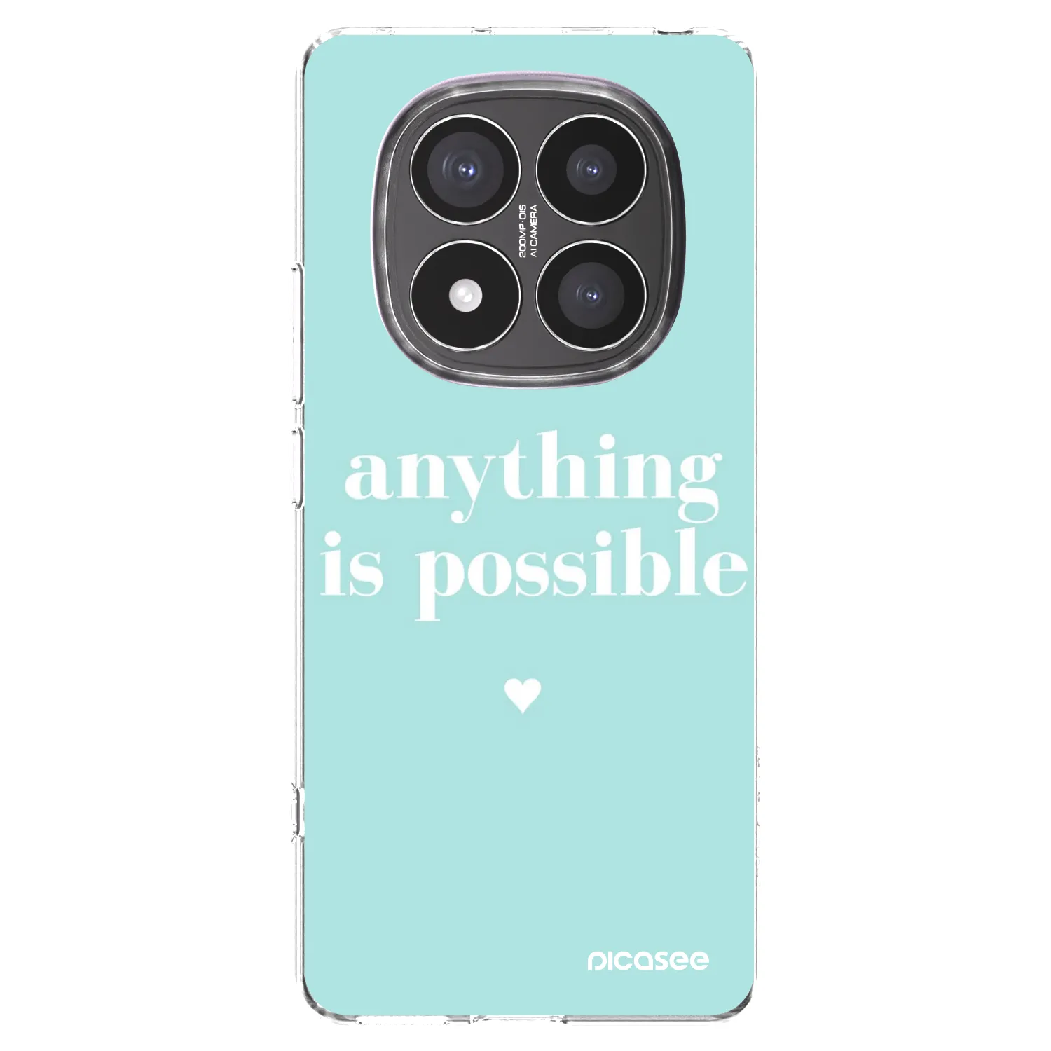 Picasee silikonowe przeźroczyste etui na Xiaomi Redmi Note 14 Pro+ 5G - Anything is possible