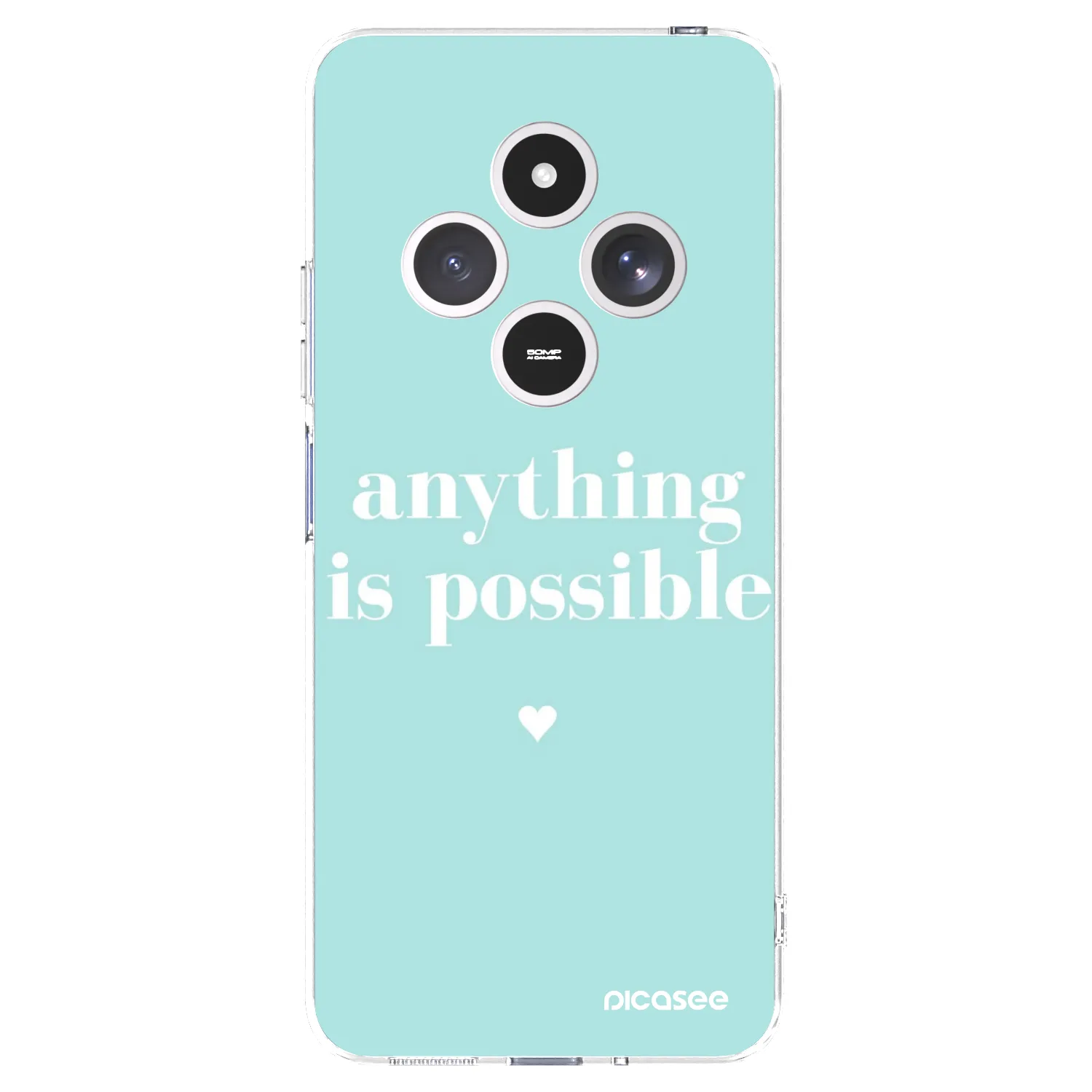 Picasee silikonowe przeźroczyste etui na Xiaomi Redmi 14C - Anything is possible